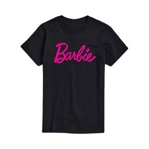 Barbie Black Classic Logo Tee